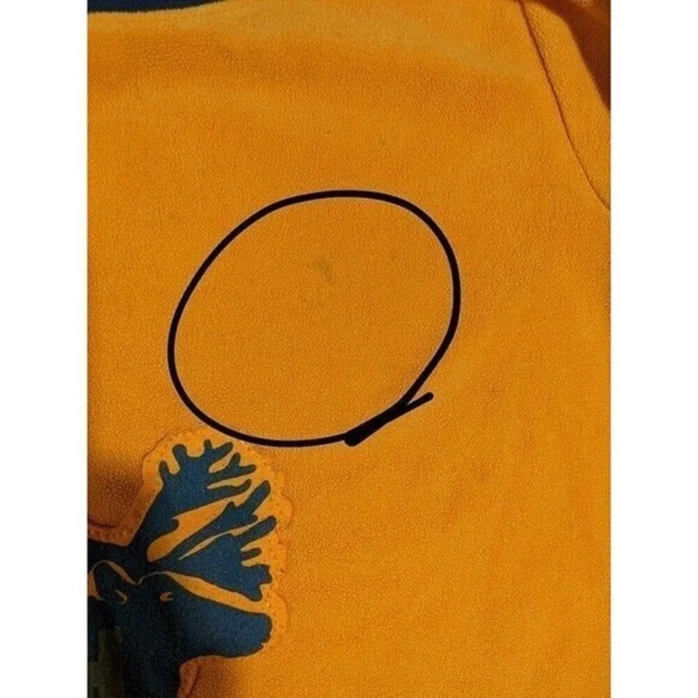 Boys‎ Carter's moose orange camo loose fit pajamas set size 4t